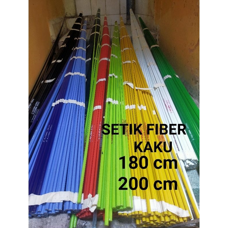 FIBER BAHAN JORAN PANCING KAKU 180-200 cm bahan joran pancing dan layangan