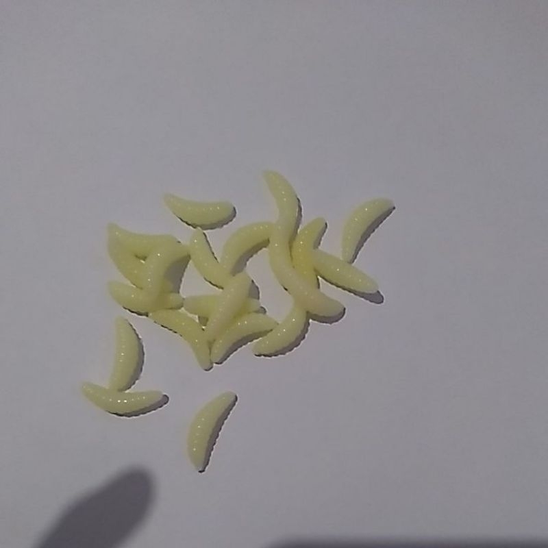 10pcs ulat bambu tiruan umpan pancing