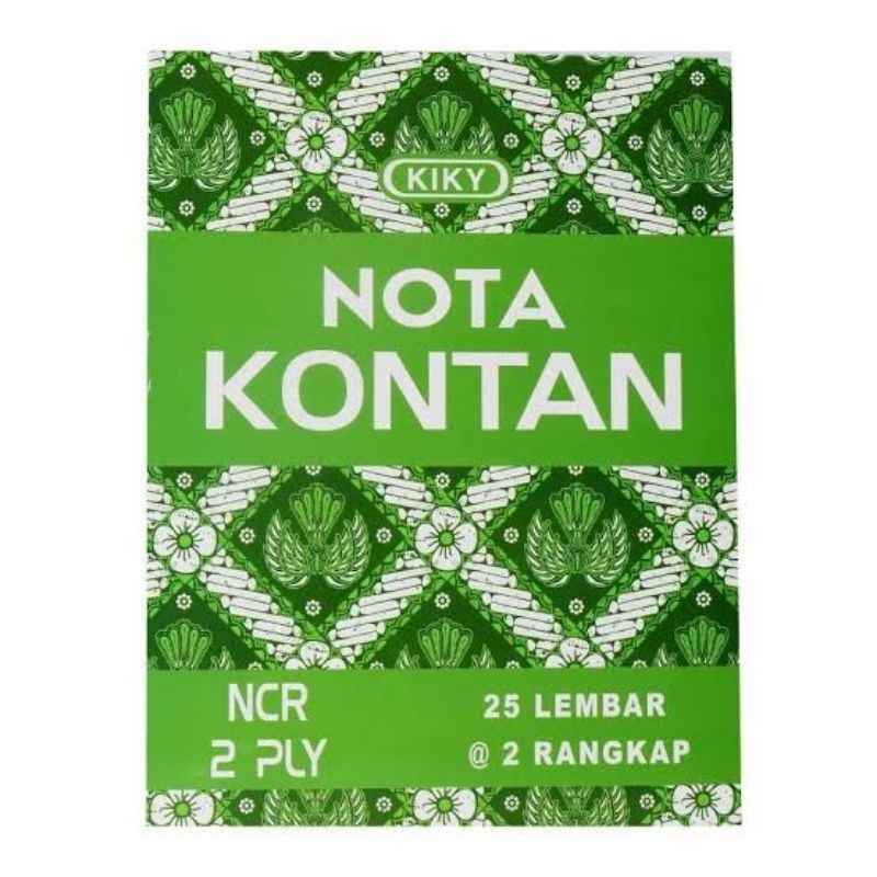 

[1BUKU] NOTA KONTAN NCR KECIL 2 PLY K2 KIKY
