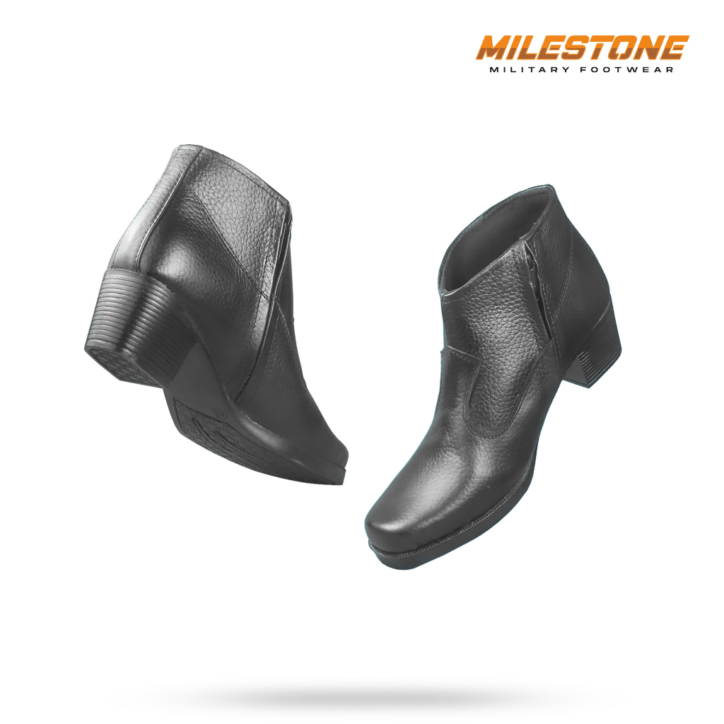 Sepatu Wanita PDH Original JAFERI Bahan Kulit Asli Berkualitas Sepatu PDH Sus Hitam