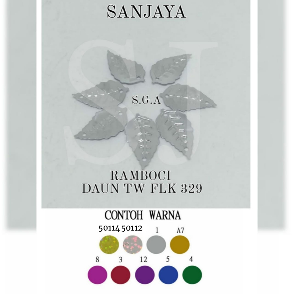 Hasans / Payet Ramboci / Ramboci Daun / Payet Manik Daun Kecil Besar / Ramboci Daun Taiwan Flk329 Fl