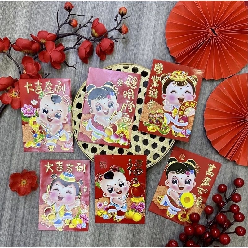 

angpao/angpau/hong pao imlek (isi 6)
