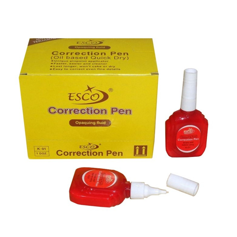 

TIP EX / TIP-EX Murah CORRECTION FLUID / CAIRAN KOREKSI / PENGHAPUS PULPEN ( 12 PCS )