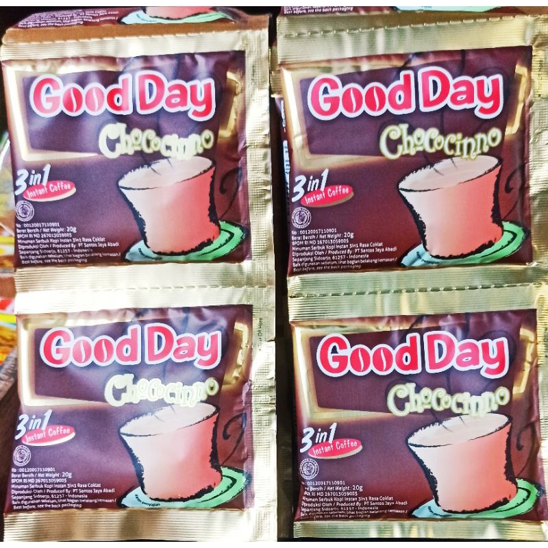 

Good day / Coffe good day chococinno 1 renceng isi ( 10 )