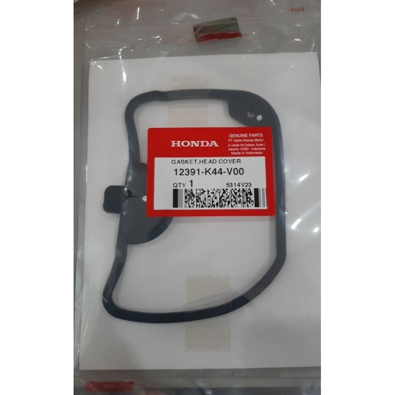 12391-K44-V00 GASKET HEAD COVER K44 SEAL TUTUP KOP SCOOPY ESP KARET KOP SCOOPY ESP KARET KOP BEAT ES
