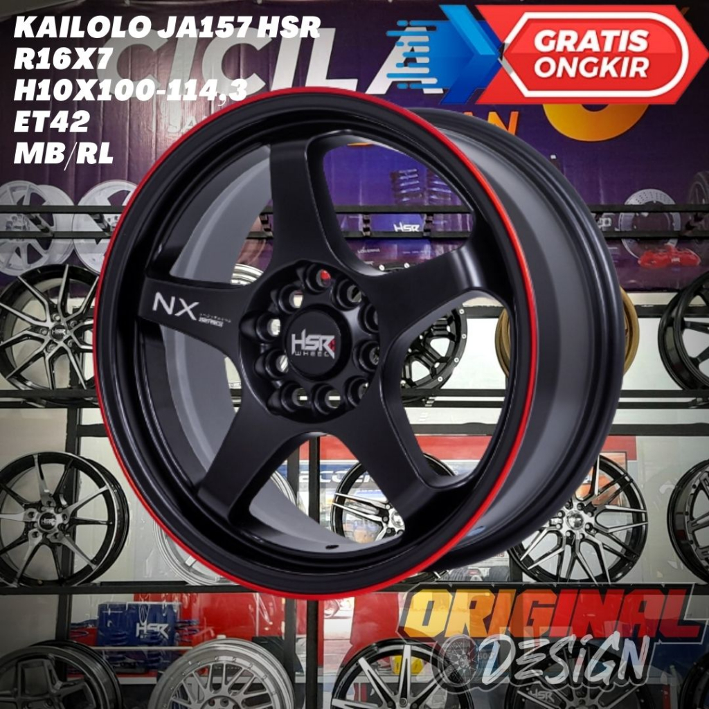 Velg Mobil Ring 16 HSR KAILOLO R16 Xpander , Ertiga , Innova , Sienta
