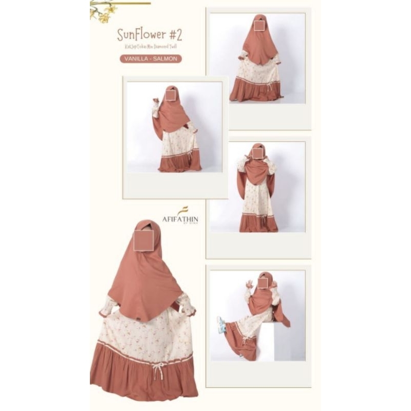 SUNFLOWER KIDS BY AFIFATHIN | GAMIS SET ANAK