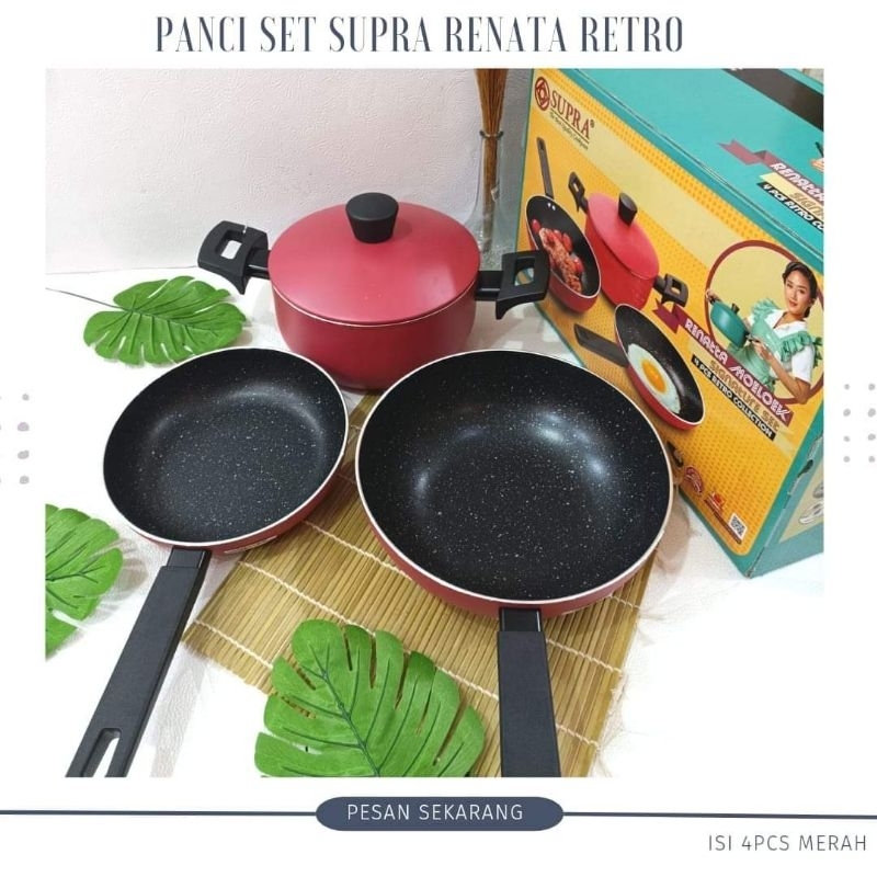 Panci supra retro set 4 renatta