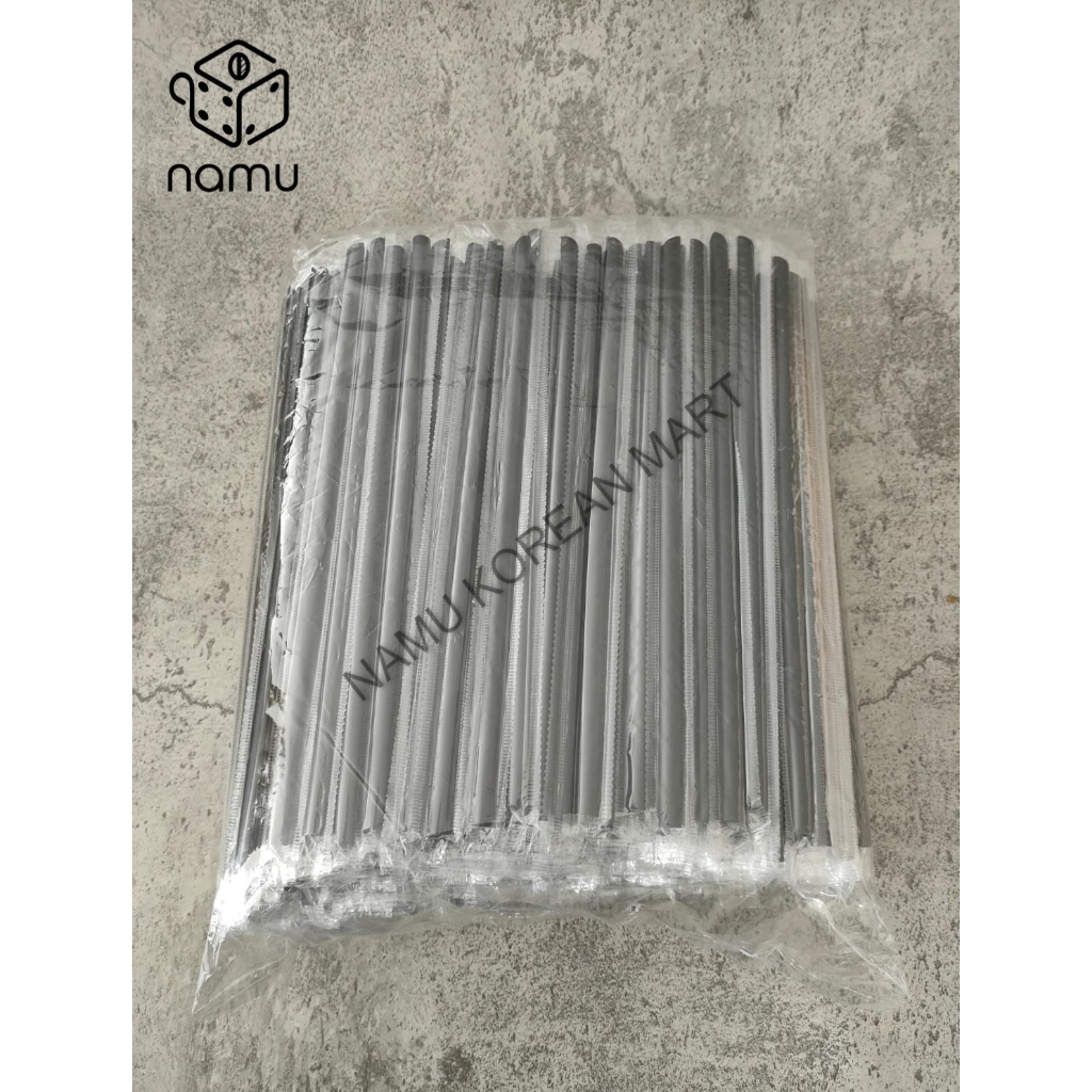 Sedotan Hitam 300pcs / Sedotan Hitam Polos / Sedotan Plastik / Sedotan Minuman