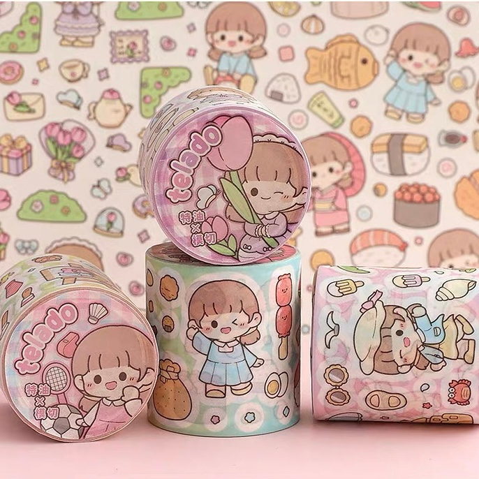 

Washitape Roll 3M Dodogirl Summer Life Sudah Cutting DIY /Jurnal TLD133