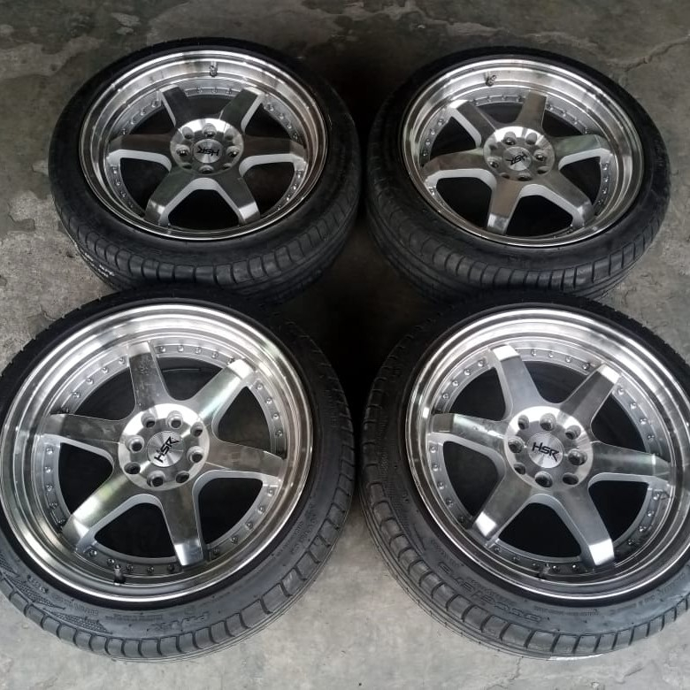 VELG SECOND MOBIL HSR BORGO RING 17 + BAN BISA DI VIOS YARIS AVANZA