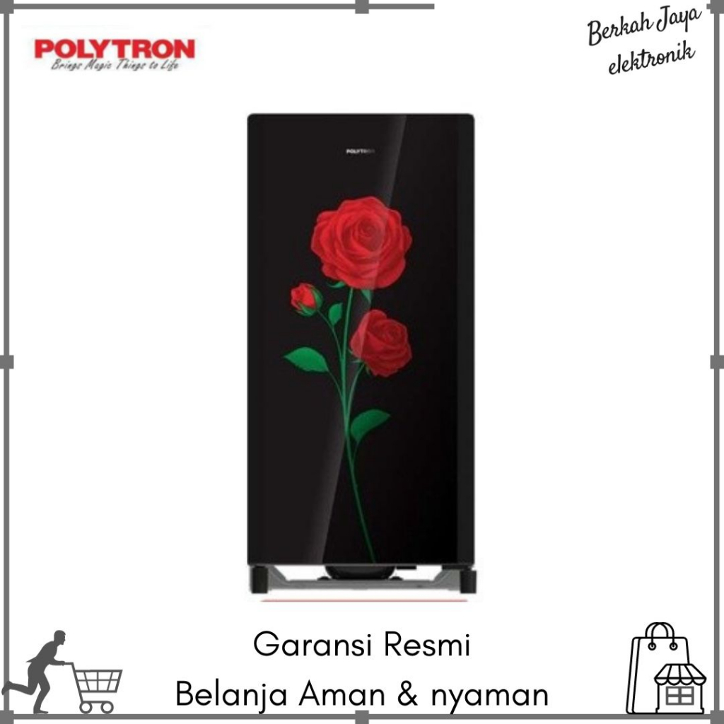 KULKAS POLYTRON PRA 15 DRX LEMARI ES 1 PINTU PRA15DRX