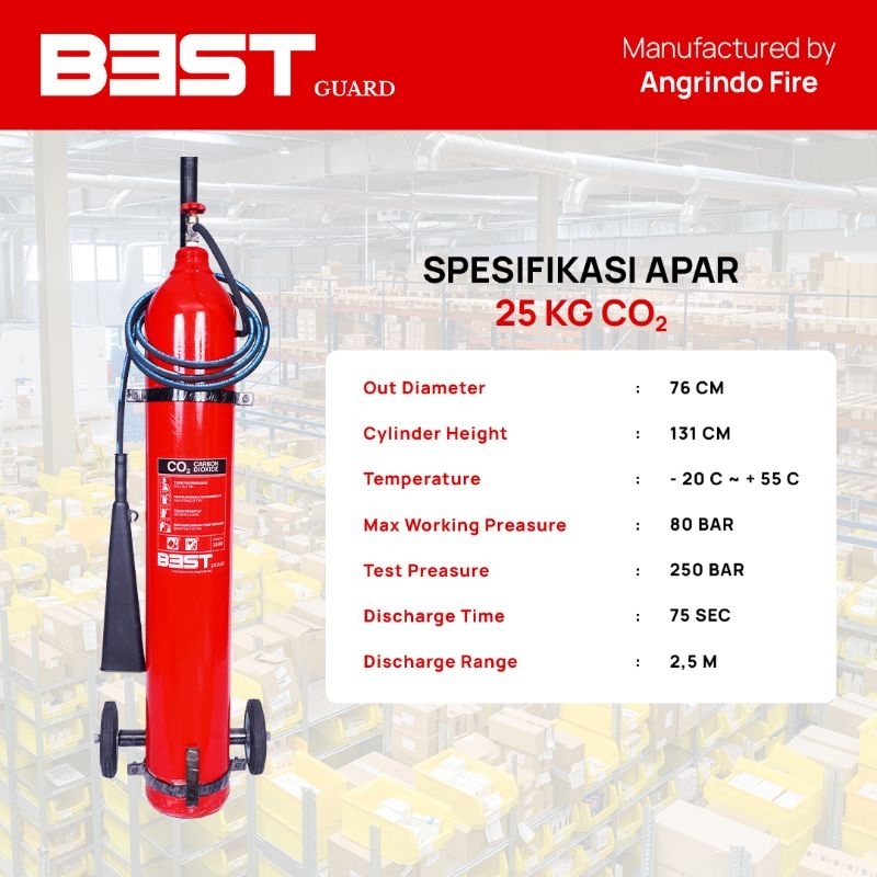 BEST GUARD APAR CO2 25KG