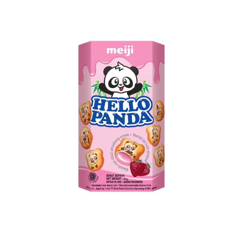 

Meiji hello panda 40g Cokelat strawberry cookies Cheese