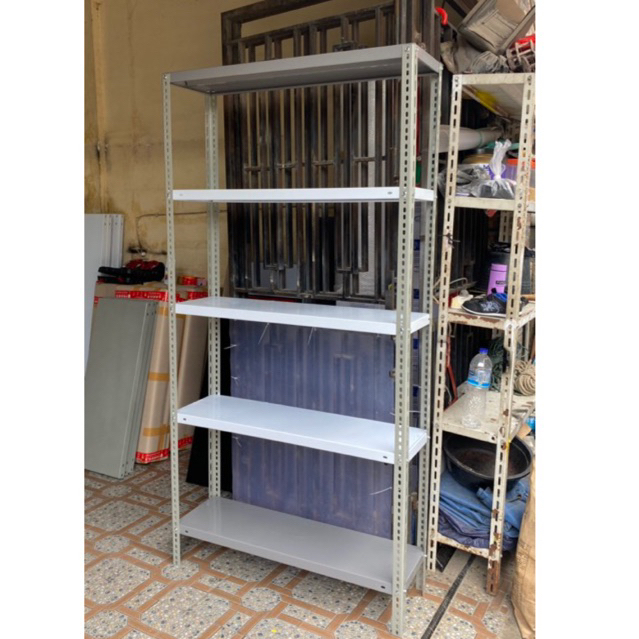 rak besi siku lubang rak arsip banyak warna rak Laundry kokoh rak murah