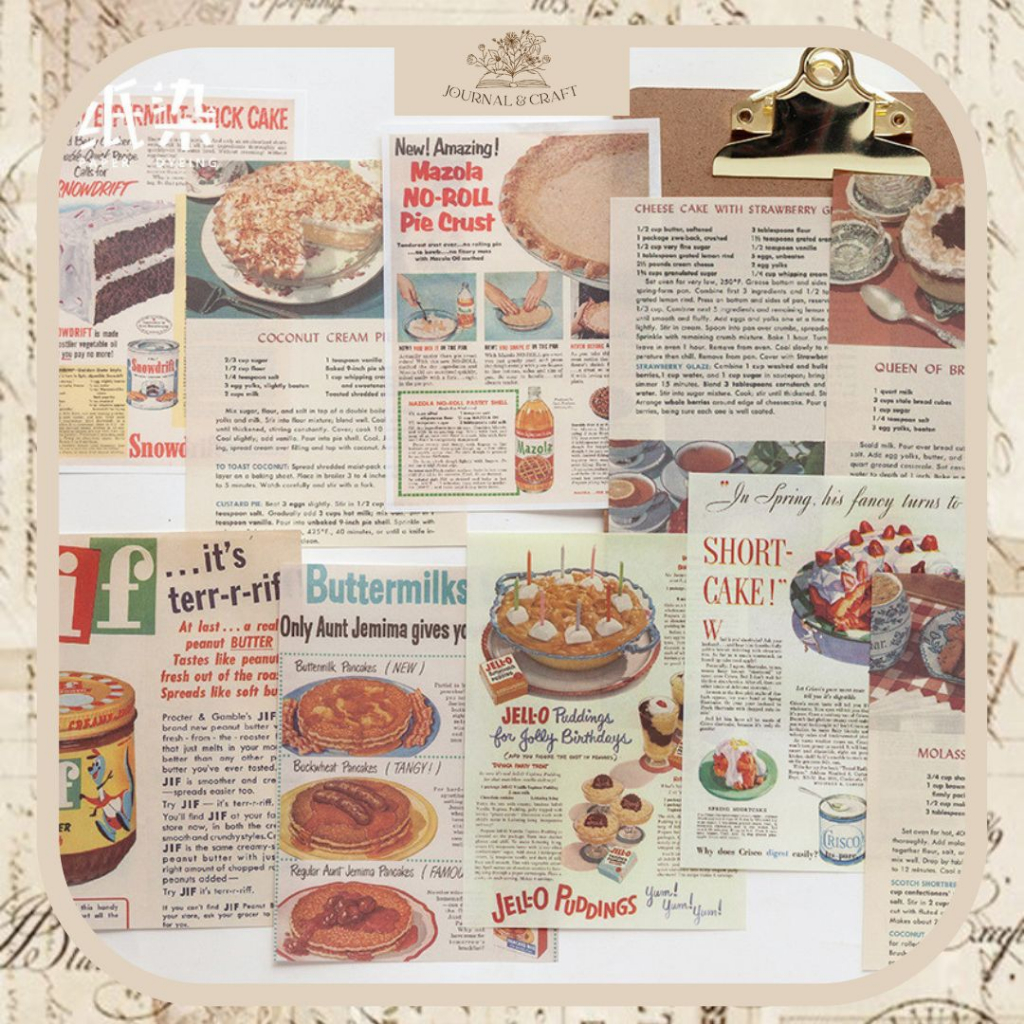 

JournalandCraft 50 Pcs Pak Kertas Alat Tulis Gaya Retro Untuk Dekorasi Scrapbook kertas retro vintage decoration