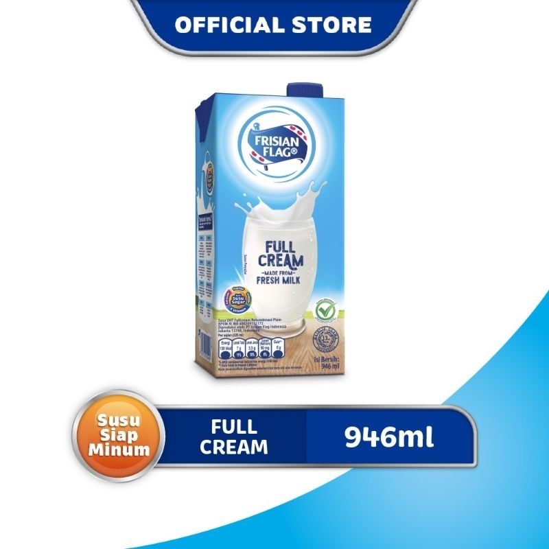 

Frisian Flag Fresh Milk susu UHT/Susu UHT frisian flag 946ml voklat & putih