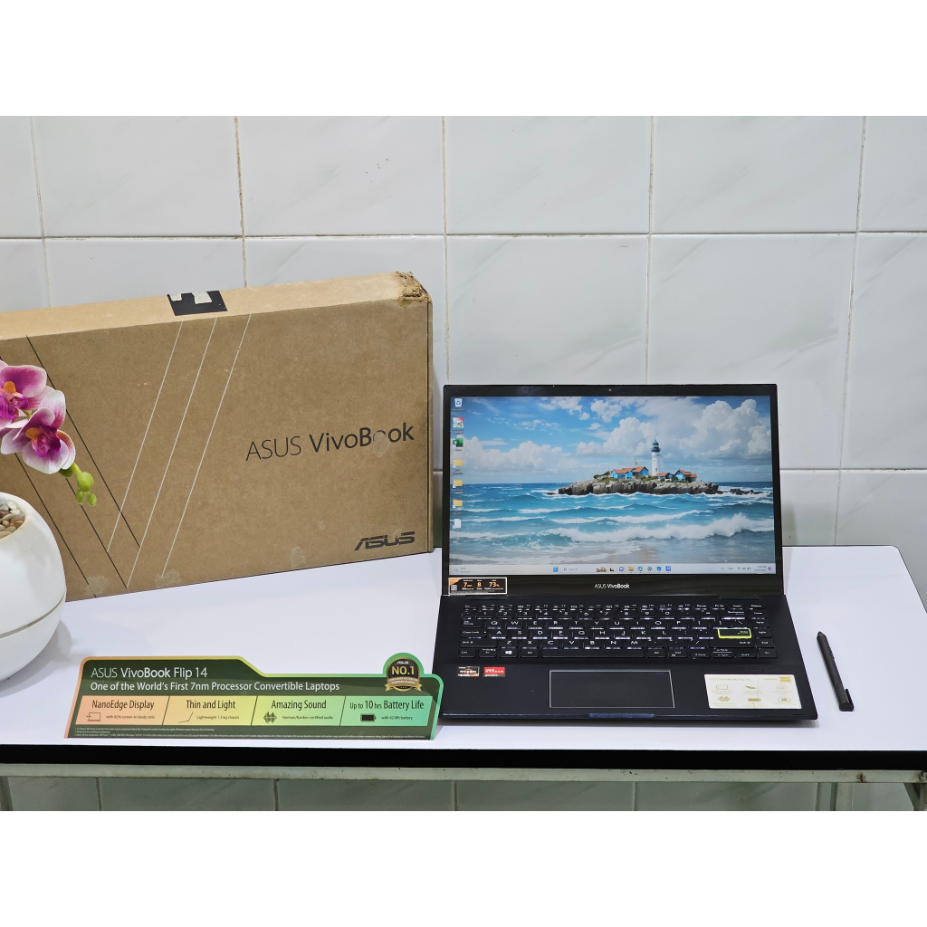 ASUS Vivobook Flip TP420IA AMD Ryzen 7 4700 Series Touchscreen 2 in 1 Premium Laptop