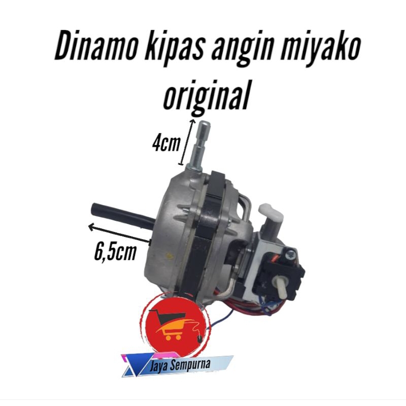 BUILDQUALITY (UPK) DINAMO KIPAS ANGIN MIYAKO UKURAN 18 INCH ORIGINAL HEMAT LISTRIK