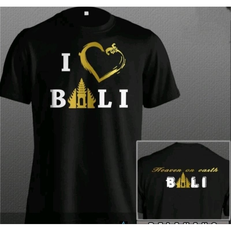 KAOS//I LOVE BALI//KAOS PRIA KEREN BISA COD