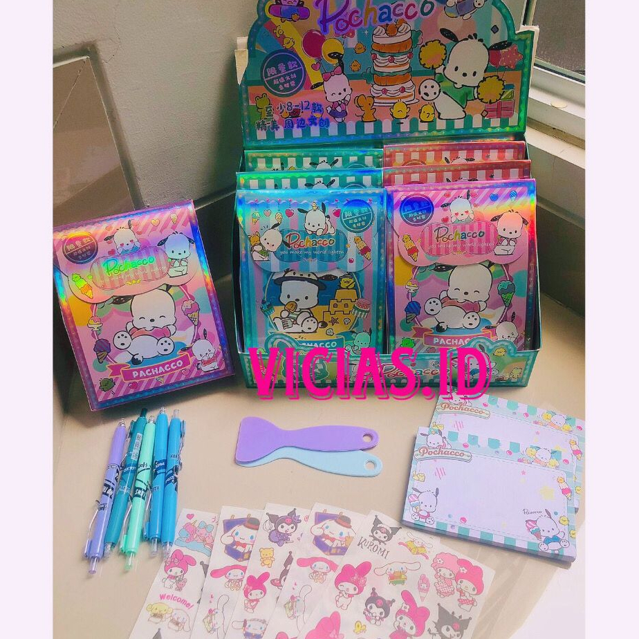 

[SURPRISE BOX] / Mistery Sticker - Set Alat Tulis Sticker Sanrio Viral Cantik Murah