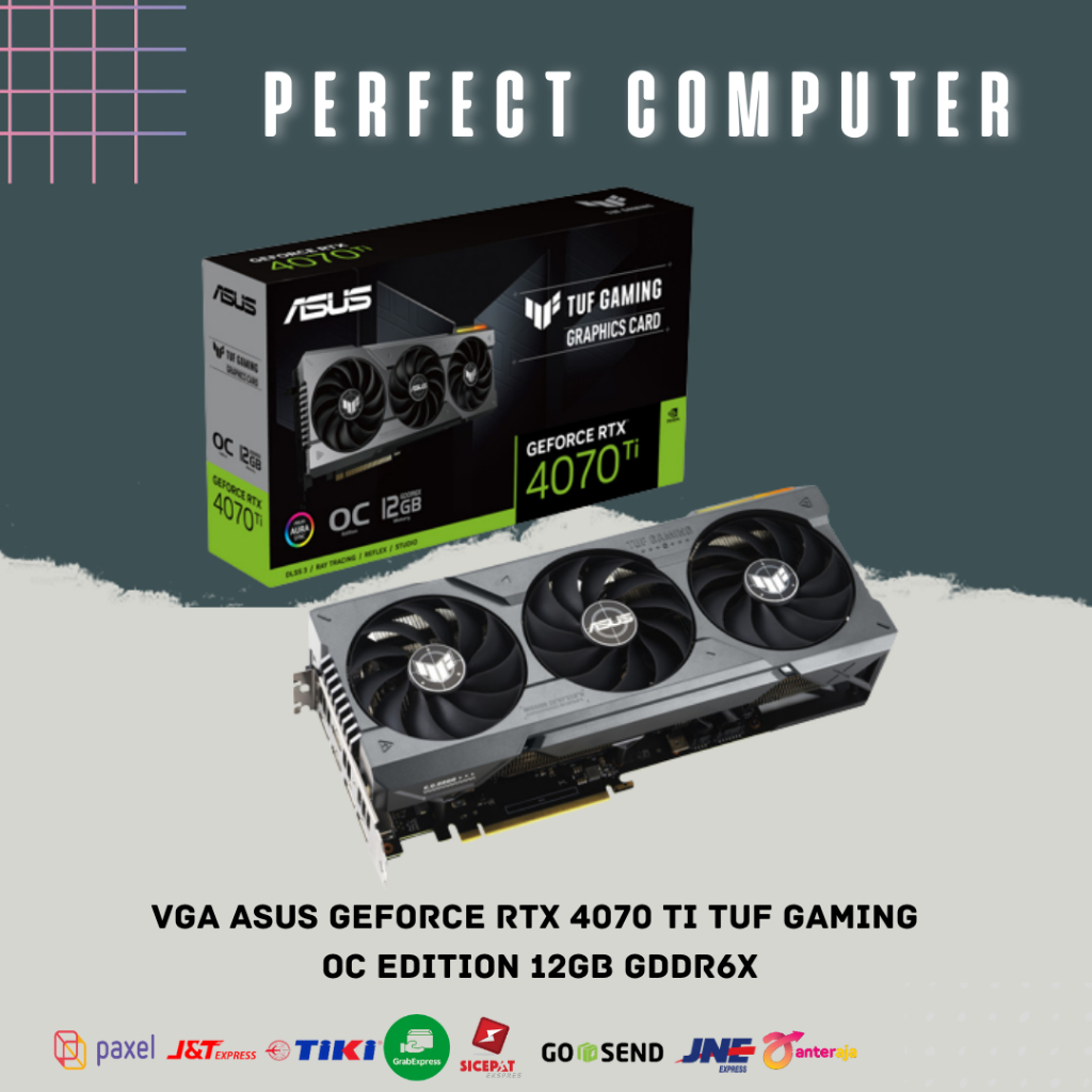 VGA ASUS GeForce RTX 4070 Ti TUF Gaming OC Edition 12GB GDDR6X 4070TI