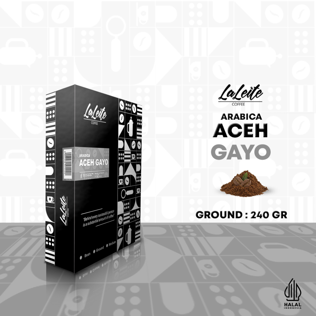 

Arabica Aceh Gayo 240gr -Ground (bubuk)