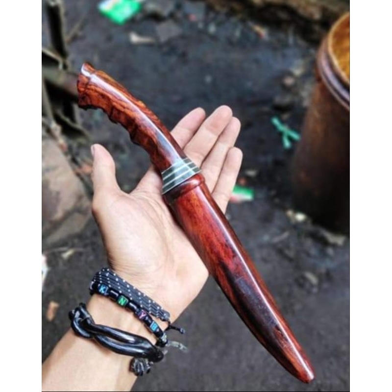 pisau dapur Damaskus tempa original ukuran 20 cm