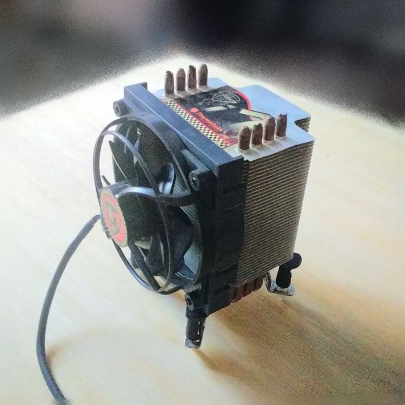 HSF Heatsink Fan INTEL 4 Pipa Tembaga merk Thermaltake TMG i7