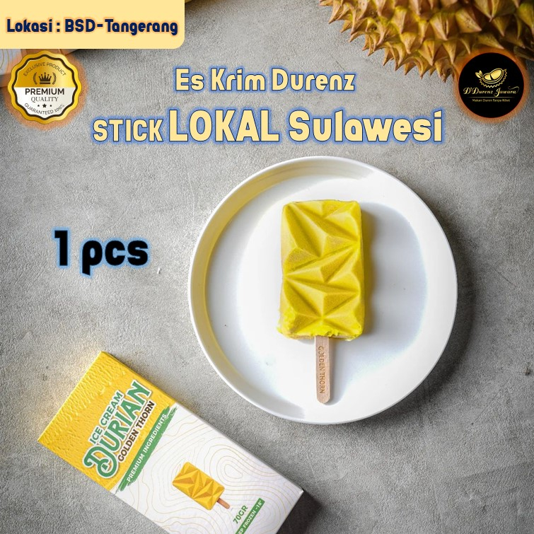 

Es Krim Durian STICK SULAWESI GOLDEN THORN - isi 1 Pcs