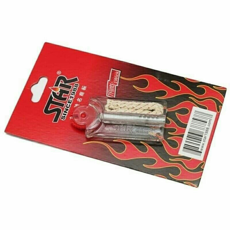 Batu korek zippo+sumbu korek zippo STAR