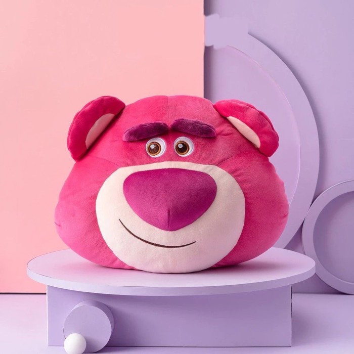 Boneka Bantal Karakter Kartun Disney Beruang Lotso Mainan Bantal Lembut