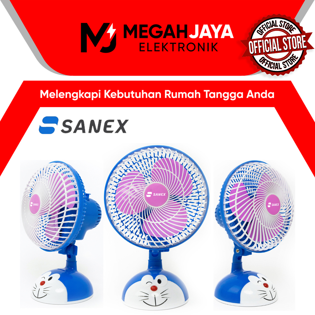 [COD READY] SANEX DESK FAN / KIPAS ANGIN KARAKTER SN-FD0882D / SN FD0882 D / SN-FD0882 D (8 INCH) GA