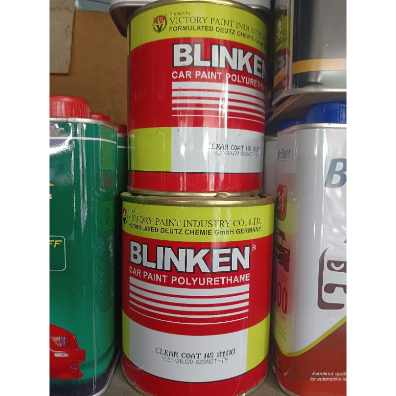 Clear Coat Blinken HS 8100 1.Ltr Set Hardener