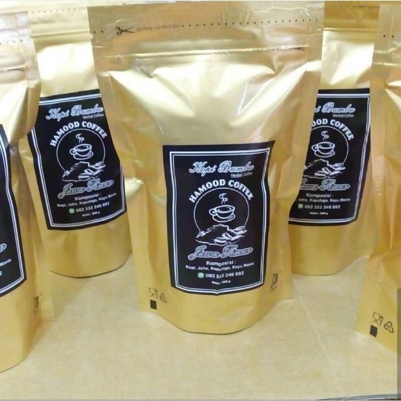 

Kopi Jahe Bumbu Premium Hamood Coffee / Kopi Murni / Kopi Jahe / Kopi Bondowoso