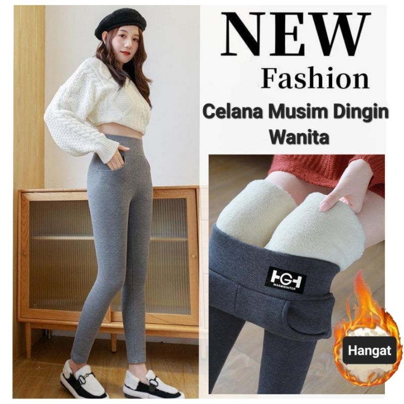 Legging Celana Musim Dingin Wanita / Long John Thermal 021