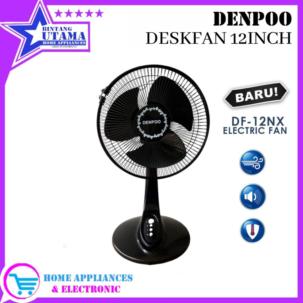 Denpoo DF 12 NX Kipas Angin Desk