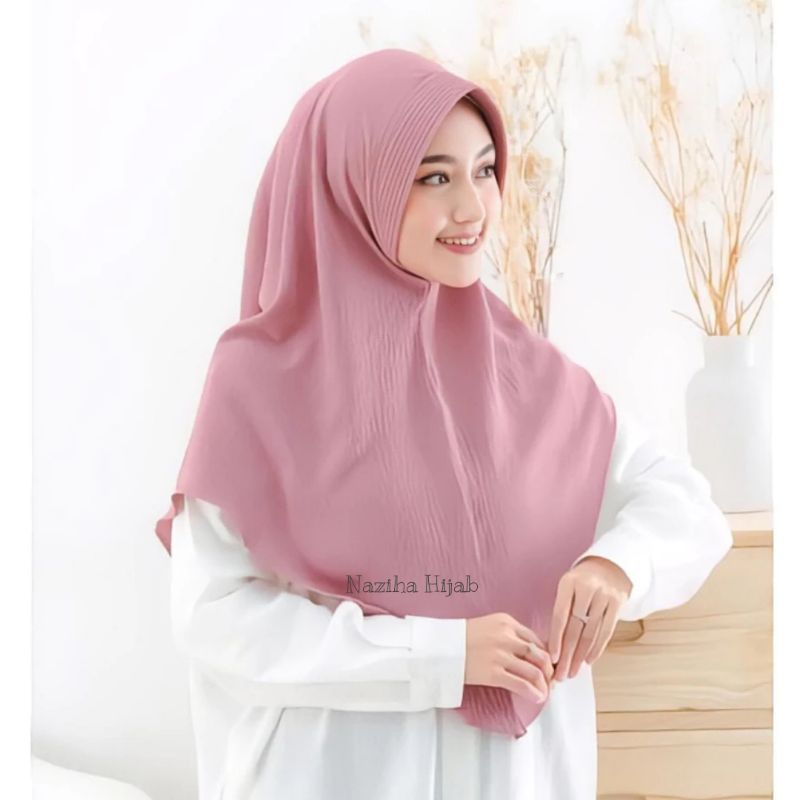 JILBAB INSTAN PET DAISY CRINKLE AIRFLOW PREMIUM || HIJAB INSTAN PET