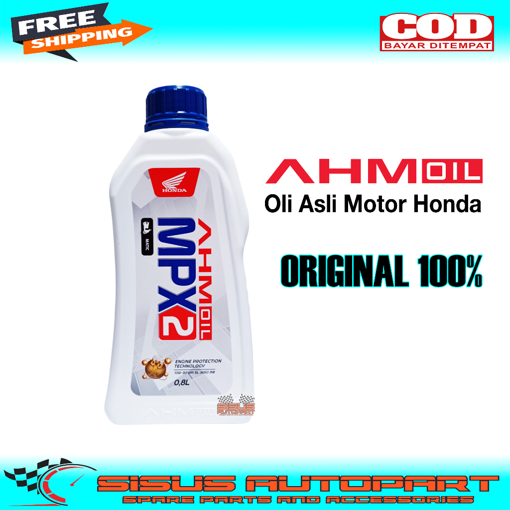 Oli MPX 2 Honda Matic Original 100% / AHM Oil MPX2 Original / OLI MPX2