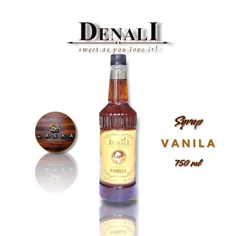 

Denali Vanila syrup 750 ml - Sirup Denali vanila ala cafe-syrupd denali