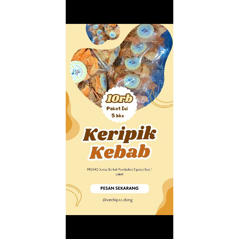 

Keripik Kebab by vechipzz promo jumat berkah