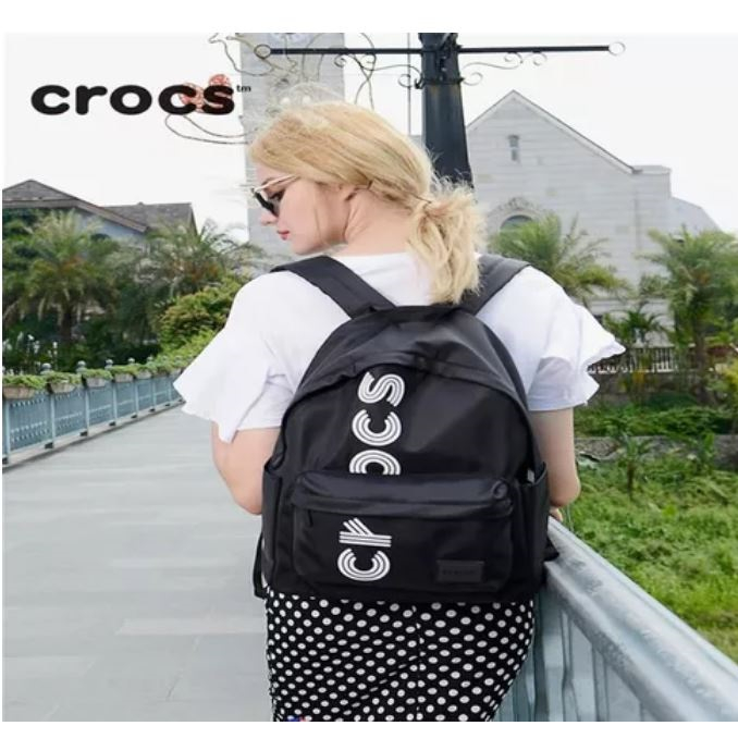 Tas Ransel Backpack Simple Bag Crocs Women's Fashion Casual