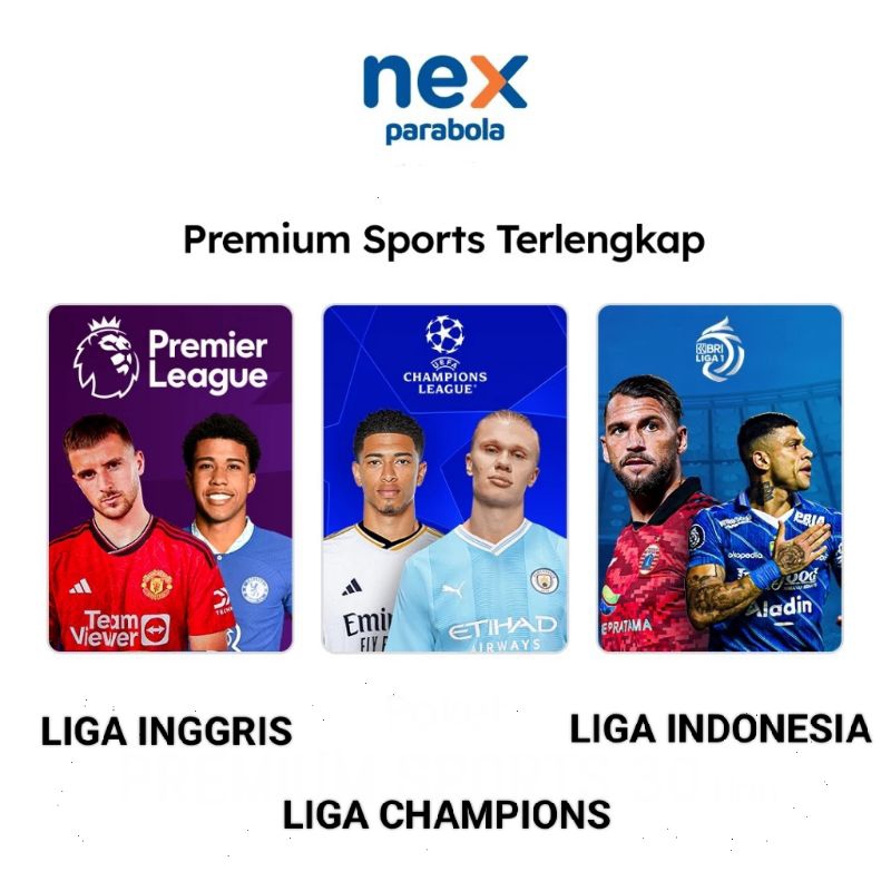 Paket Liga Inggris Nex Parabola Liga Champions Nex Parabola Liga Indonesia