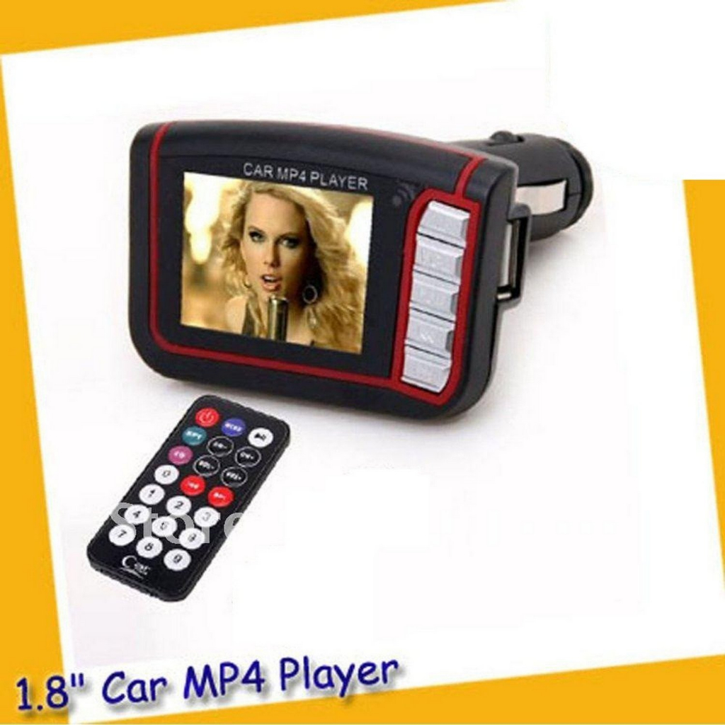 Car MP4 Player Pemutar Musik Mobil Multimedia Plug - 3294 - Black