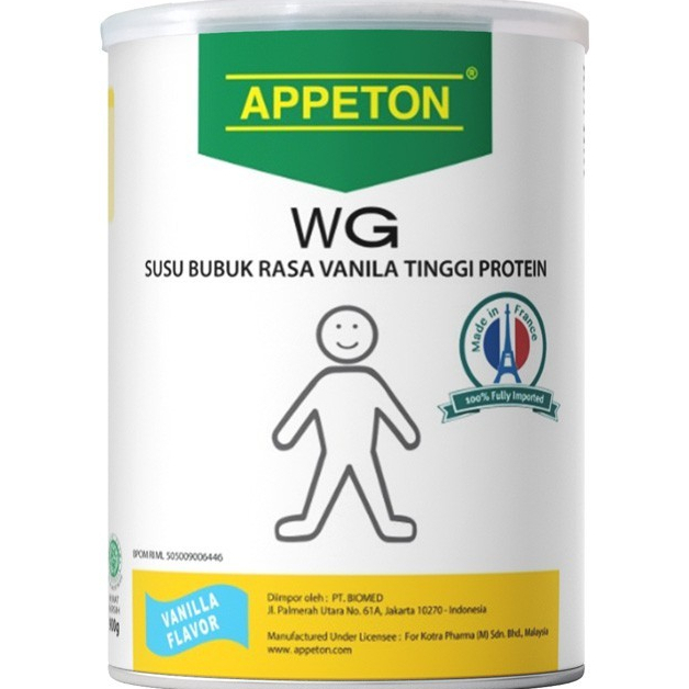 

APPETON WEIGHT GAIN 450 GRAM RASA VANILA SUSU PERTUMBUHAN TINGGI PROTEIN