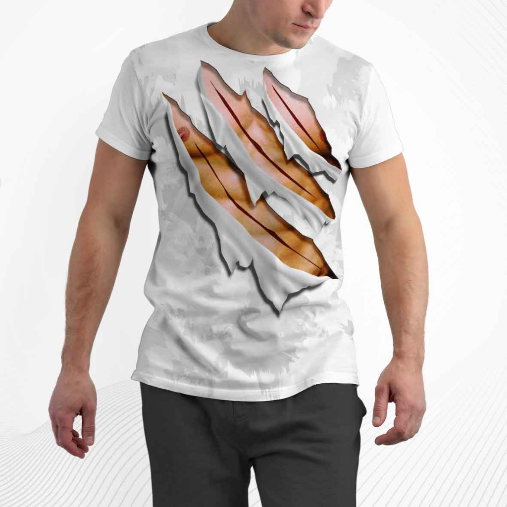 KAOS FULL PRINT DISTRO MOTIF 3D SIXPACK ROBEK FULLPRINTING PRIA WANITA ANAK BISA CUSTOM