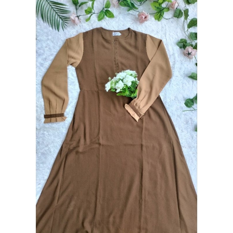 Preloved Dress+Outer by Elbina || Gamis Prestasi