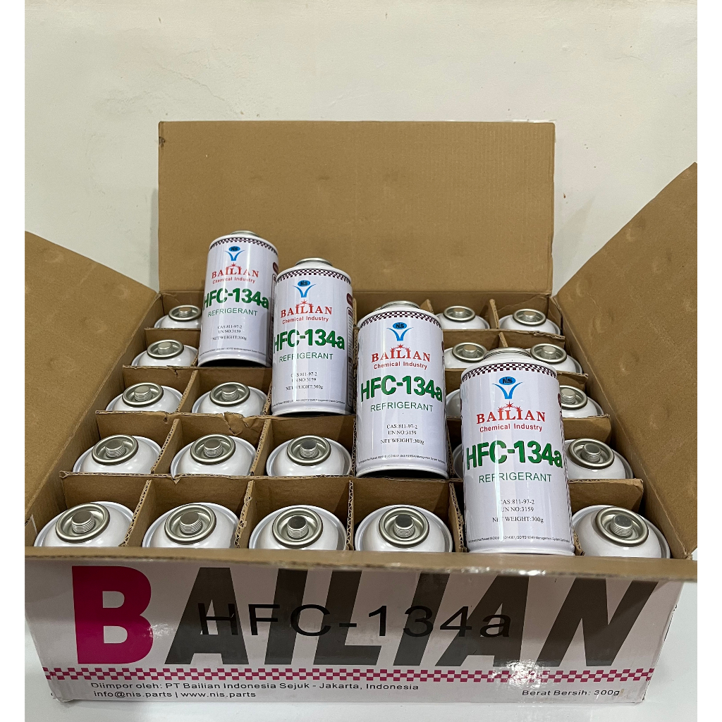 Freon Bailian R134 Kaleng 300gr / Freon Kaleng HFC-134a Merk Bailian