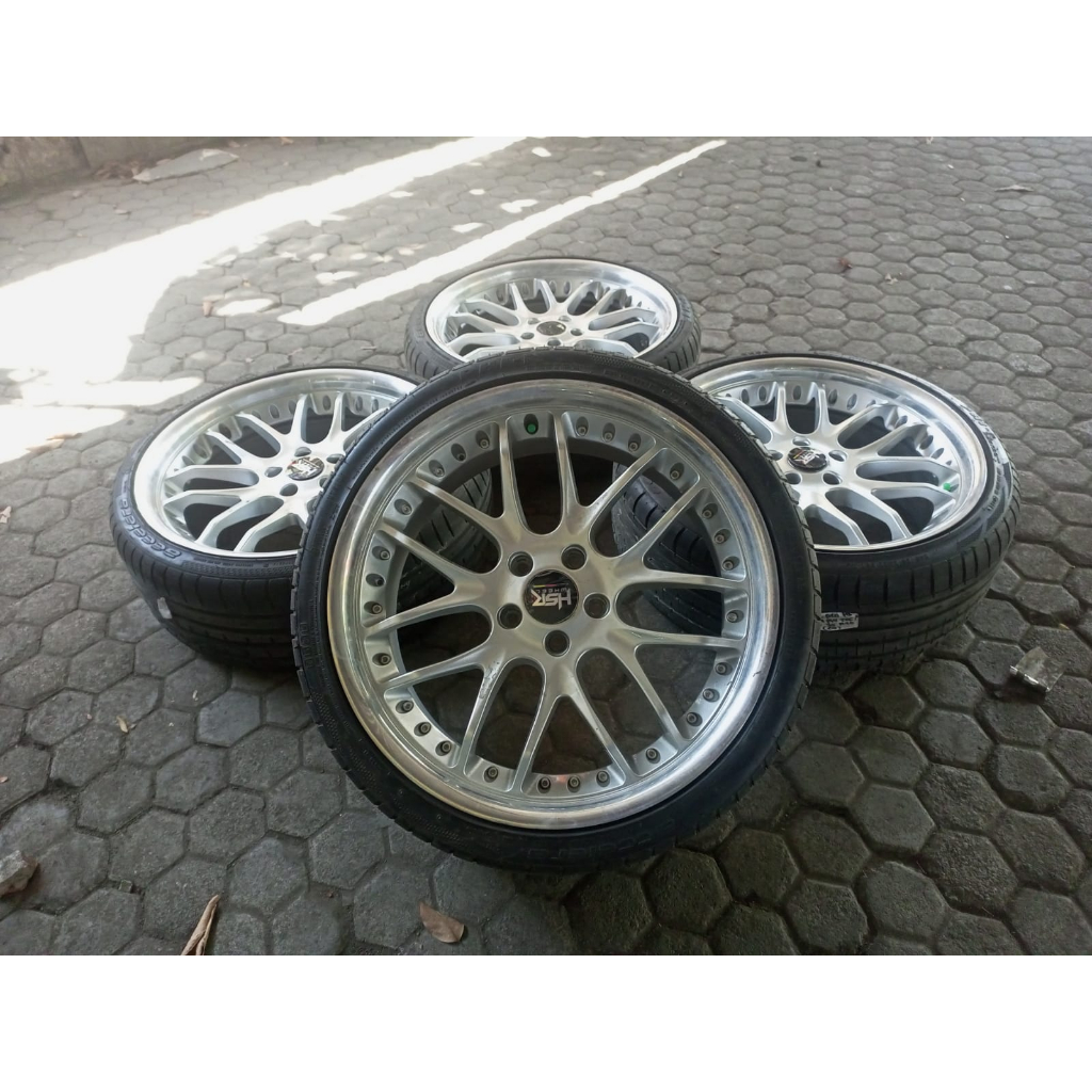 Velg Mobil BBS R20 Bekas Pemakean Mercy R20 Lebar 8,5/9,5 Et45/40 Pcd 5x112 Ban 225/35 Depan 245/35 