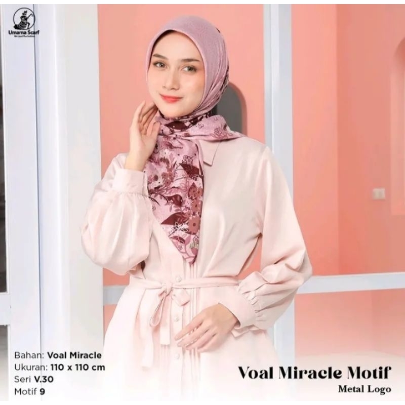 Paket Usaha Jilbab Segi 4 Umama motif / 10 pcs